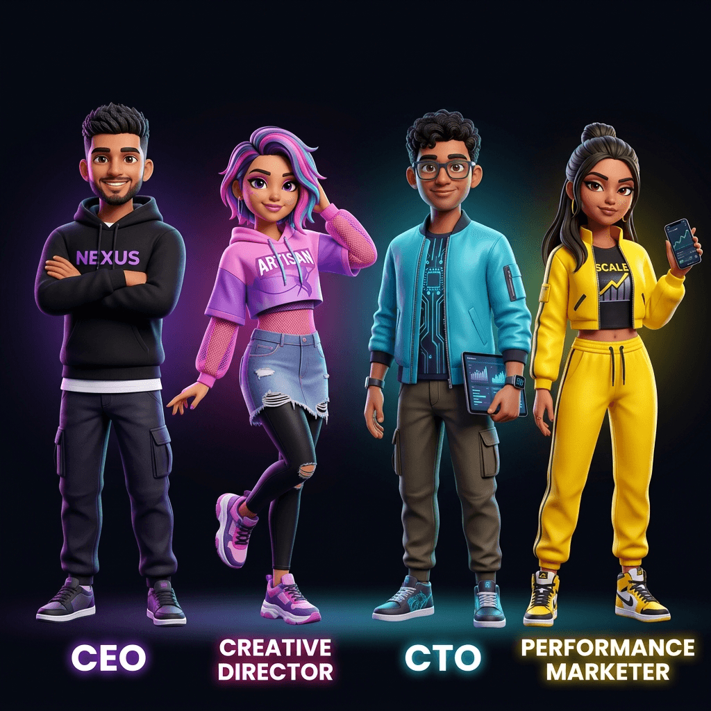 ZGen Digital team — Abhishek (Founder) and our anonymous core specialists
