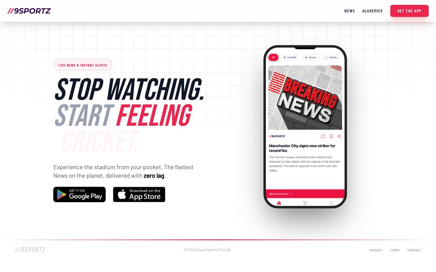 9Sportz website